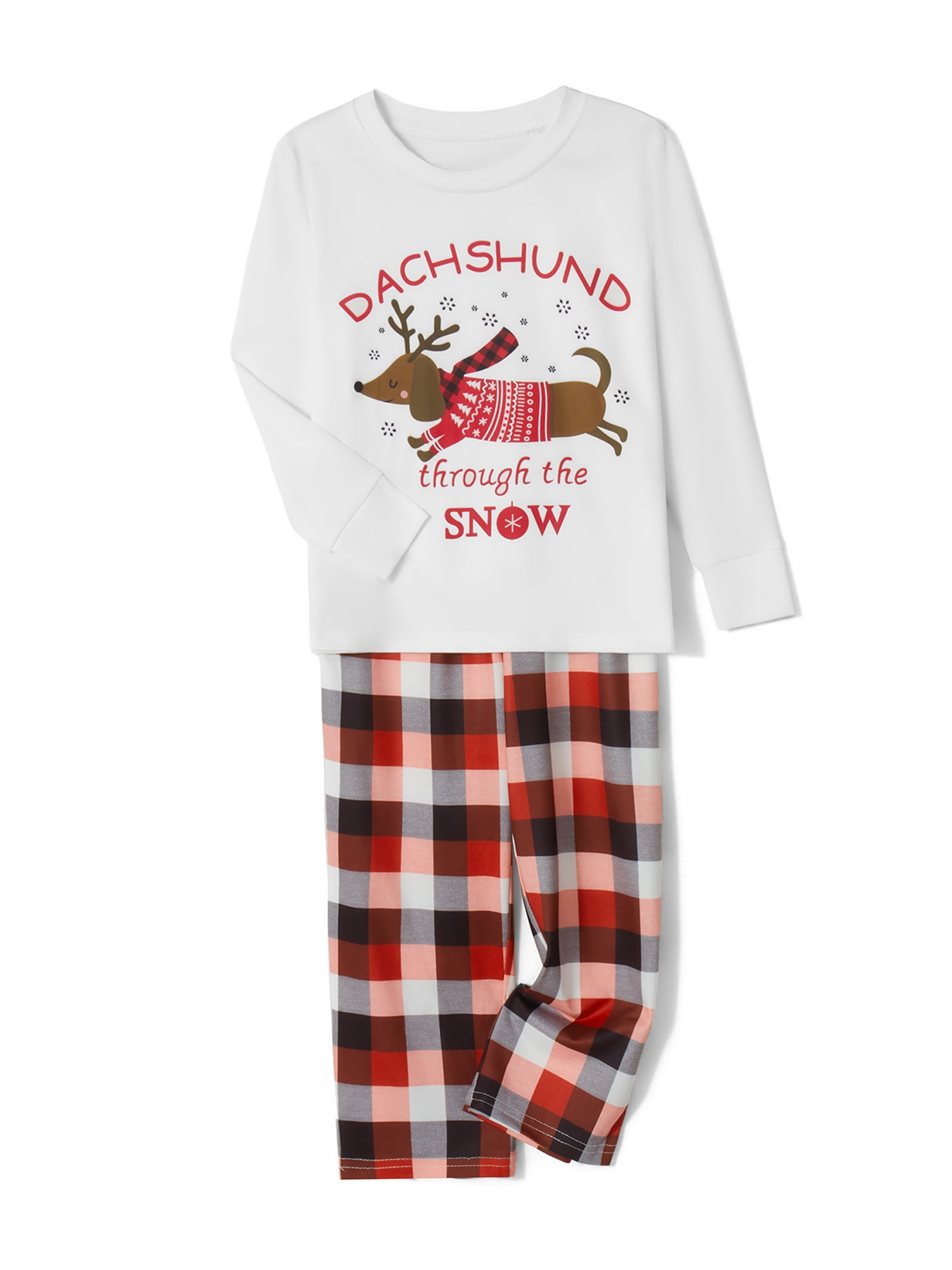 Dachshund through the snow pajamas sale