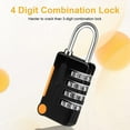 thumbnail image 2 of Combination Padlock, 2 Pack Small Waterproof Padlocks for School Gym Locker, Gate, Shed, 4 Digit Code Security Locks, 2 of 7
