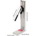 thumbnail image 4 of Stainless Steel Hand Corker Manual Wine Bottle Corking Machine Hand Pressure Corker Bottle Corking Inserting Stopper Tool w/ 2 POM heads, 4 of 9