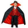 thumbnail image 1 of flatwhite Chlidren Deluxe Gothic Vampire Costumes (M 7-9Y), 1 of 4