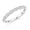 Silver, variant on 925 Sterling Silver Wedding Band for Women Cubic Zirconia Twisted Rope Half Eternity Band Ring Size 3-13