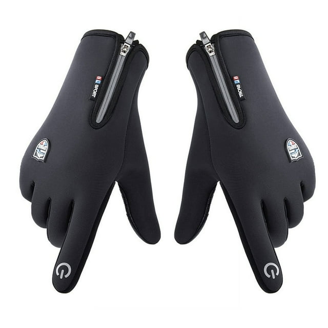 1 Pair Touchscreen Gloves Multi-function Wind Resistant Water Proof Tear Resistant Cycling Men Gloves for Outdoor