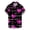 Hot Pink, variant on IROINNID Men's Valentine's Day Casual Short Sleeve Lovely Printed Blouse With Pocket