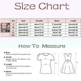thumbnail image 3 of TSADFHJI Hauts de Sortie pour Femmes Plus T-Shirt Décontracté Imprimé Rugby Col Rond / Coupe Ample Manches Courtes P, 3 of 3