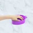thumbnail image 4 of Bol de Manucure Assiette de Trempage Couche Simple Carré Détachant pour Ongles Outil de spa, 4 of 5