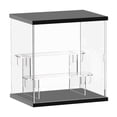 thumbnail image 3 of shamjina Acrylic Display Case Easy to Assemble 2 Tier Display Box Organizer Cube for Doll L, 3 of 8