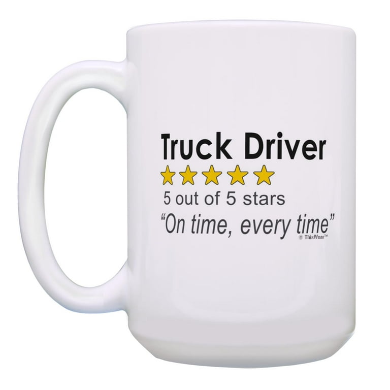 ThisWear Tow Truck Driver Gifts for Men Truck Driver 5 Out Of 5