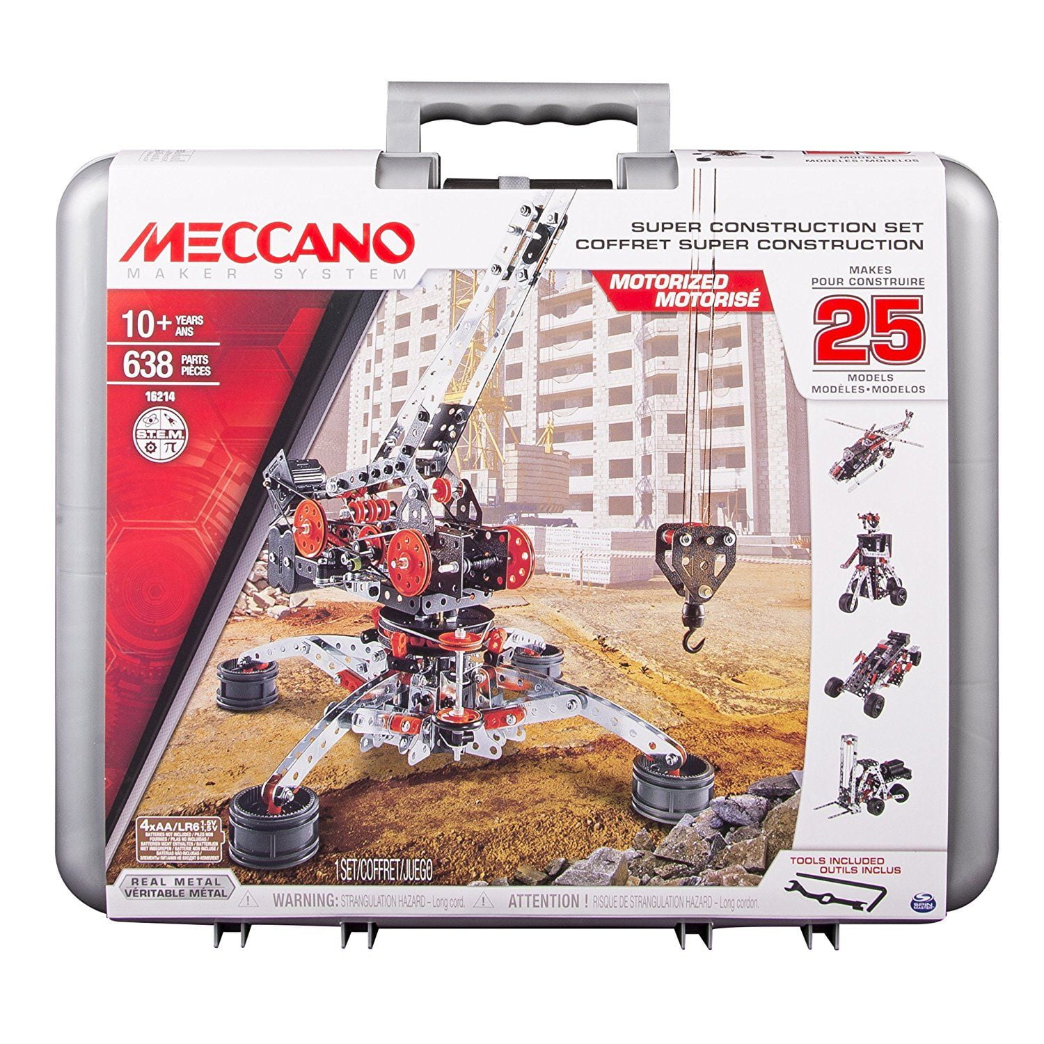 Construction Erector Set Meccano Building Set By Meccano Erector