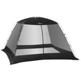 thumbnail image 1 of Outsunny 10 x 10 ft Screen Tent, Outdoor Screen House, Black, 1 of 10