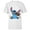 White, variant on Disney Stitch Eats Chocolate Bunny with Easter Eggs Funny - Short Sleeve T-Shirt for Kids - Customized-White