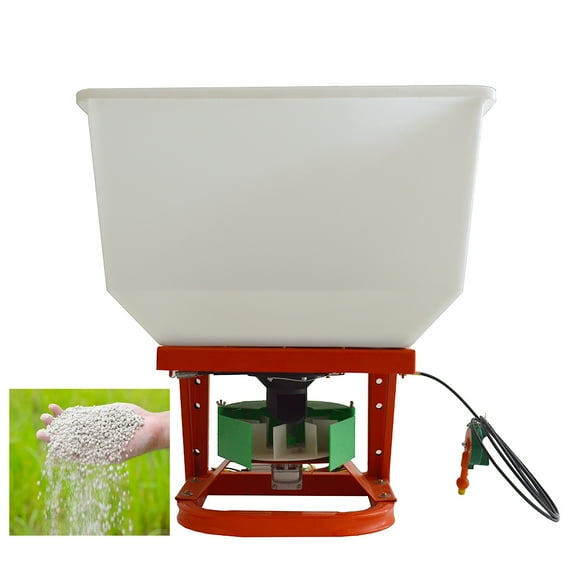 Tractor Front Fertilizer Spreader Machine Electric Horizontal Motor Batteryless Home 12V 180W