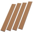 thumbnail image 2 of Plank & Hue 4Pcs 106"x12.6" Soundproof Wood Slat Panels Acoustic Wall Panels, Light Brown, 2 of 8