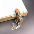 thumbnail image 1 of Creative Artificial Koi Fish Ornament Pretty Natural Crystal Desk Car Home Decor, 1 of 8
