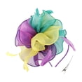 thumbnail image 2 of Qiopertar Vintage Fascinator Hat, Mesh Ribbons Feathers Headband Clip, Tea Party Wedding Cocktail Headwear for Women Girls, 2 of 6