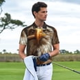 thumbnail image 3 of Fuzoiu Funny Bald Eagle Print Men's Polo Shirts Short Sleeve,Golf Shirts for Men,Mens Golf Shirt Moisture Wicking Quick-Dry-X-Large, 3 of 6