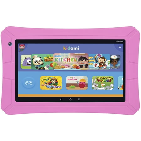 Refurbished EPIK ELT0706H-PK HighQ 7" 8GB Learning Tablet Kidomi, Quad Core, Dual Cameras - Pink