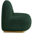 thumbnail image 4 of Meridian Furniture Liam Green Boucle Fabric Accent Chair, 4 of 5