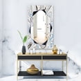 thumbnail image 5 of DESIGN ART Designart 'Marbled Diamond 17' Industrial Mirror - Printed Wall Mirror 27.5in.x39.5in., 5 of 5