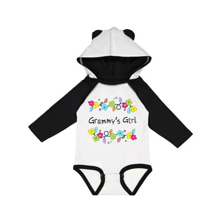 

Inktastic Grammys Girl- Bright Flowers Gift Baby Girl Long Sleeve Bodysuit
