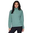 thumbnail image 5 of RBX Active Women's Mock Neck Lightweight Ottoman Quarter Zip Sweatshirt, 5 of 5