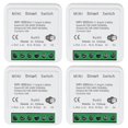 thumbnail image 1 of 4PCS WiFi Smart Switch Light Switch, APP Remote Control, Voice Control, DIY Mode, Timer Function, LAN Control, 2 Way 16A, 1 of 5