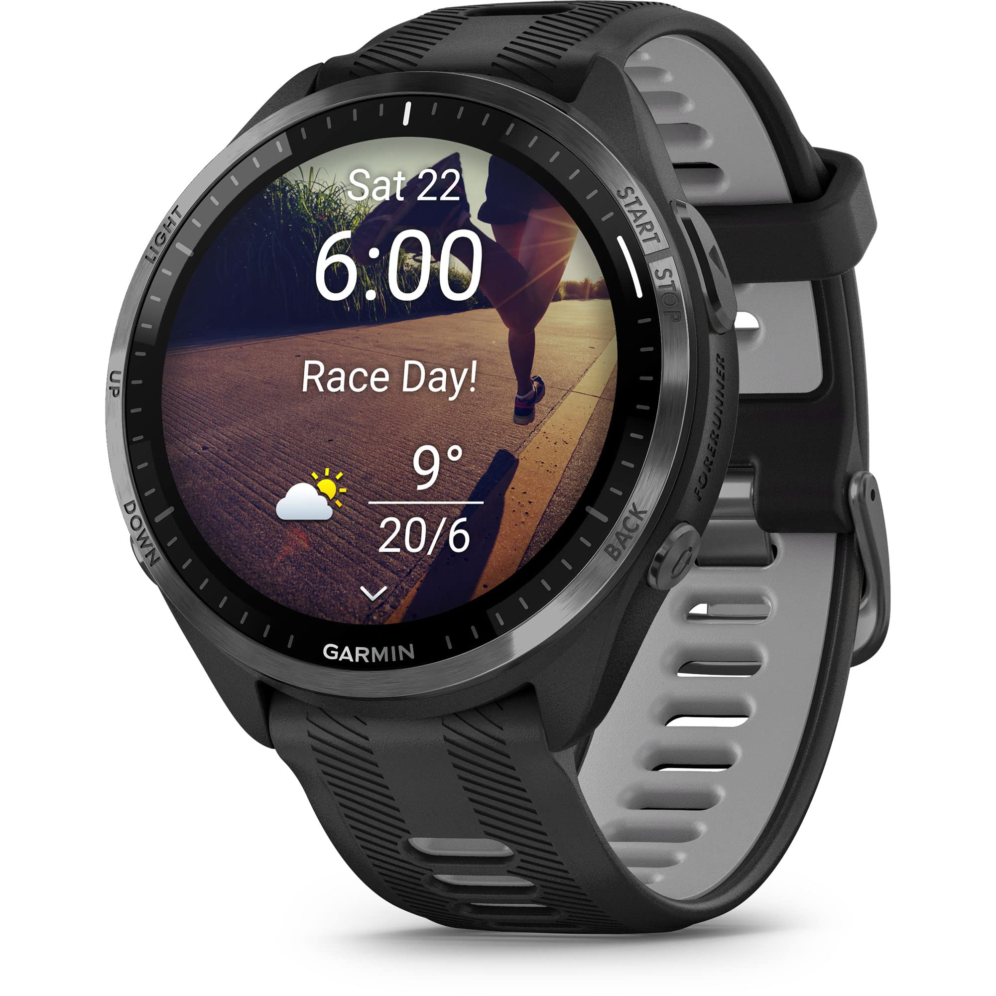 Garmin Forerunner® 965 Running Smartwatch, Colorful AMOLED Display, Training Metrics and Recovery Insights, Black and Powder Gray - image 2 of 5
