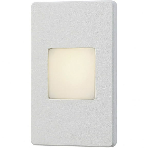 30286-016 Eurofase Lighting 3W 1 LED Outdoor Wall Mount-5 Inches Tall and 3 Inches Wide-White Finish
