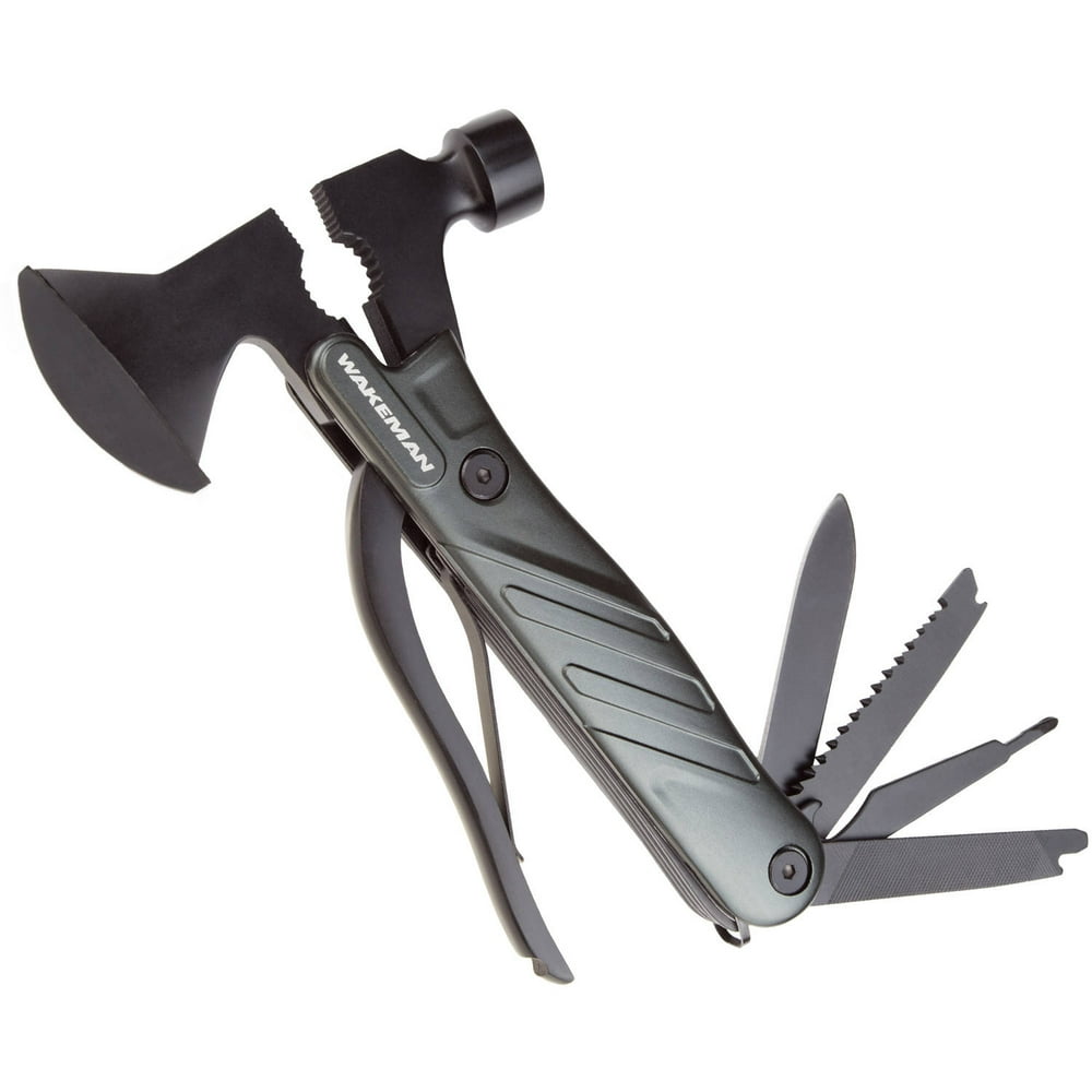 Multipurpose Axe, Hammer, And Knife Tool, 14In1 Portable Camping And