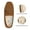 TAN, variant on Dream Pairs Sheepskin Mens Suede Shearling Moccasin Toe Slippers Slip On Shoes Au-Loafer-02 Black Size 11