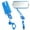 Blue, variant on 2 Pack Bike Rear View Mirror Adjustable Rotate Mirror Wide Angle Rear View Aluminum Alloy Safety Rearview Mirror