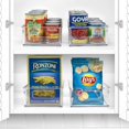 thumbnail image 4 of MesaSe Plastic Storage Bins Stackable Clear Pantry Organizer Box Bin Containers for Organizing Kitchen Fridge  Food  Snack Pantry Cabinet, 4 of 8