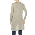 thumbnail image 3 of Women's Classic Long Sleeve Cardigan with Side Pockets for Everyday Wear, 3 of 6
