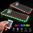 thumbnail image 2 of Led Cornhole Lights, Remote Control Cornhole Board Edge And Ring Led Lights, 16color Change By Yourself, A Great Addition For Playing Bean Bag Toss Co, 2 of 5