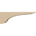 thumbnail image 3 of 3"W x 18"D x 6"H Thin Olympic Rough Cedar Woodgrain TimberThane Corbel, Primed Tan, 3 of 6