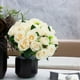 thumbnail image 5 of 2 Piezas de Flores Artificiales para Boda Ramo Decorativo Centro de Mesa de Flores de PláStico Decorativo (10 Rosas de Primavera), 5 of 5
