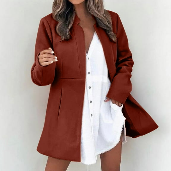 Vedolay Women Tops Suit Jackets for Women Business Casual Blazer with Lined Work Suit Jacket with Pockets, S