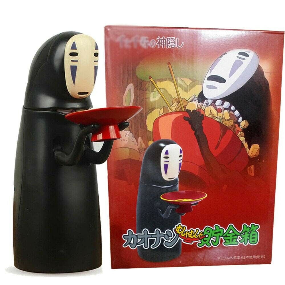 No-Face Man Eat Münzkasten Piggy Kaonashi Money Bank Kinderspielzeug Neu DE 