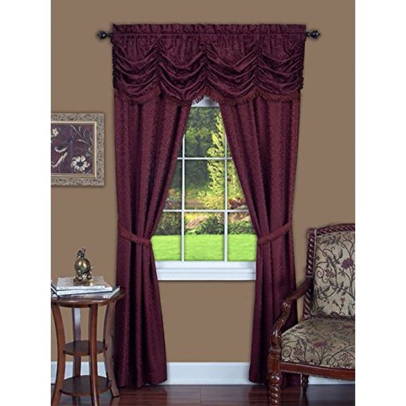 Park Avenue Collection Panache 5 Piece Set - 55x84 - Burgundy