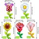 thumbnail image 2 of Globos de Flores YONGSHENG 10 Piezas Girasol Margarita Rosa Roja Tulipán, 2 of 5