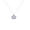 White, variant on Pure Elegance Cancer Zodiac Symbol Pendant Necklace Amethyst 925 Silver 14K White Gold Over For Women