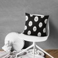 thumbnail image 4 of Halloween Throw Pillow Covers Happy Halloween Spider Bat Pillow Cover Throw Cushion Cover Cushion Cases for Home Office Halloween Decoration,18x18 Inch (2Pcs), 4 of 6