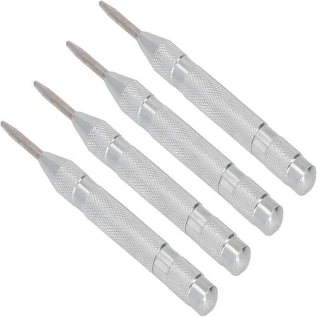 

High Speed Steel 4Pc Automatic Set with Non Slip Knurl Design Compact Size and Rustproof Center Hole for Installation and Maintenance (Red)