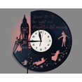 thumbnail image 3 of Record The Peter Pan Clock Vinyl Wall Clock Creative Wall Clock Without Led Light 12 Inches, 3 of 5