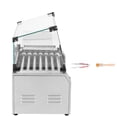 thumbnail image 1 of KFFKFF Hot Dog Roller, 18 Hot Dog 7 Rollers, Stainless Steel Sausage Grill Cooker, 1200W Hot Dog Machine with Bun Warmer, Cover, 3 Temp Control, Side Storage Box, Oil Drip Tray, 1 of 9
