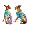 thumbnail image 3 of Funny Watercolor Adorable Pitbull Peeking Through Torn Paper Effect Hawaiian Summer Shirt for Small Medium Large Dog Cat Terrier Dog Lover - 00026, 3 of 6