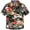 Black, variant on Big Boys' Santa Claus Party Tropical Ugly Hawaiian Christmas Shirts Casual Button Down Shirts