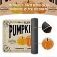 thumbnail image 6 of Fall Front Door Mat Decor, Fall Outdoor Welcome Mat, Autumn Farmhouse Pumpkin Patch Doormat Country Outdoor Rug Indoor, 17" x 30", 6 of 6