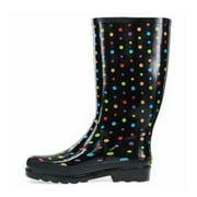 Western Chief 8445W-MULTI-7 Multi-Color Polka Dots Women's Rain Boots, Size: 7