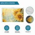 thumbnail image 6 of Sunflower Placemats Set of 6, Yellow Spring Floral Botanical Washable Wipeable Table Mats for Dining Tables, Indoor Outdoor Kitchen Place Mats for Holiday Party Table Decor, 6 of 9
