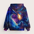 thumbnail image 3 of Eltusu Boys Winter Hoodies, Long Sleeve Pullover Printed Casual Thermal Sweatshirts Purple Size 7-8 T, 3 of 4